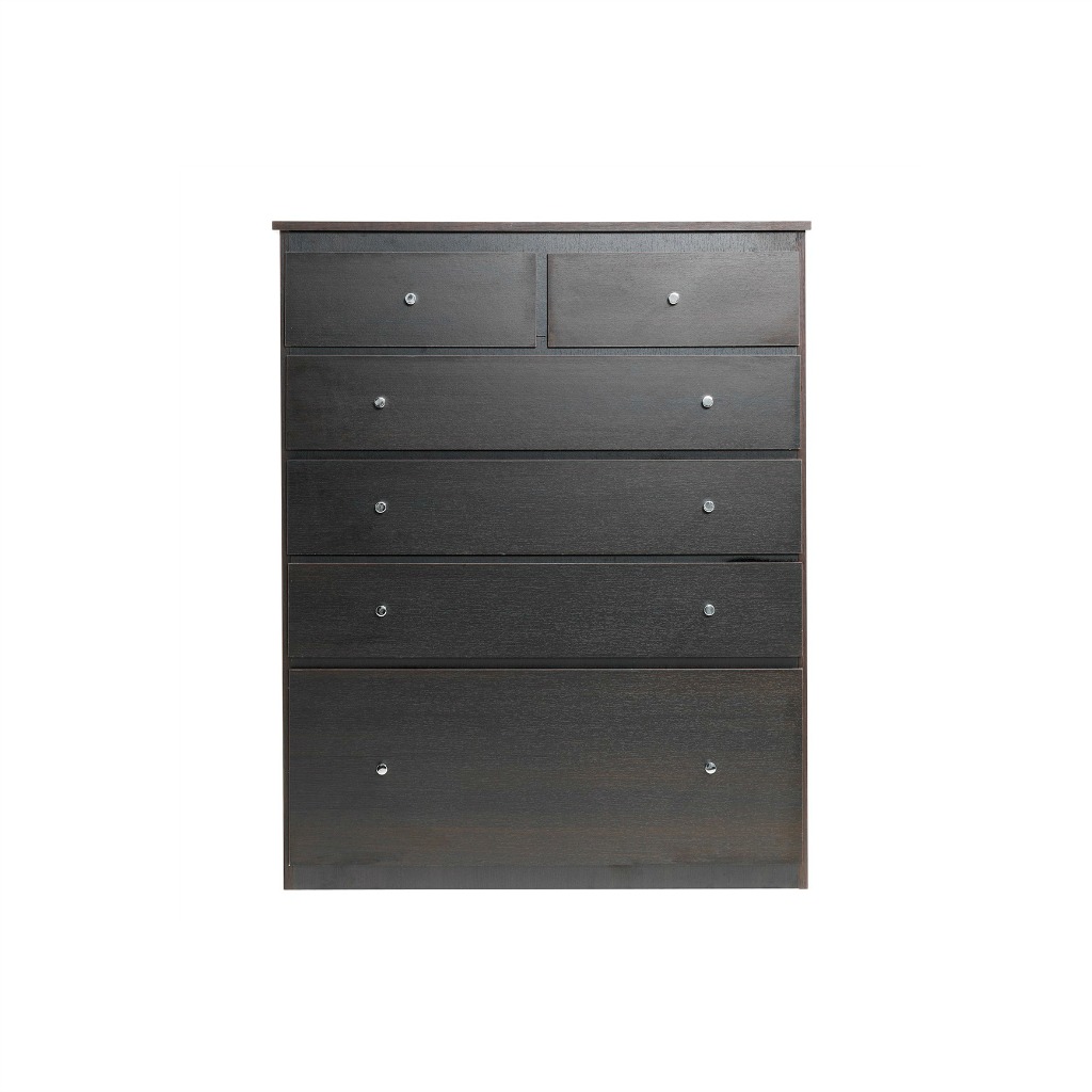 6 Drawer Melamine Chest With Blanket Drawer Thriftway Furniture