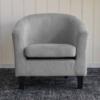 Pamela Pablo Grey Accent Chair (1)