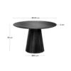 Irune Dining Table 1200 - Image 9
