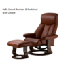 Bella Swivel Recliner & Footstool - Image 2