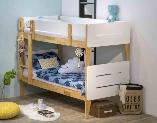 Irvine Single Bunk - White