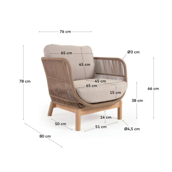 Catalina Chair - Measurements
