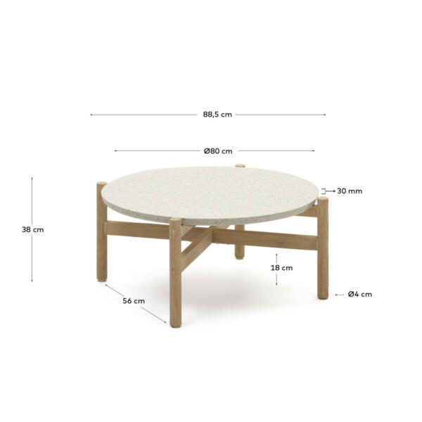 Pola Coffee Table - Measurements
