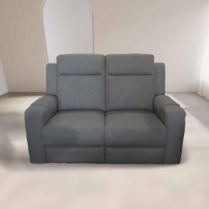 Fabric 2 Seater Reclining Settee