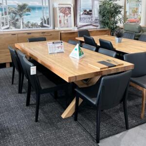Australian Made Hardwood Table with 70mm Foldover edge
