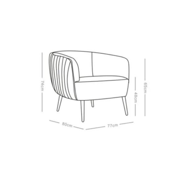 Sophie Tub Chair - Measurements