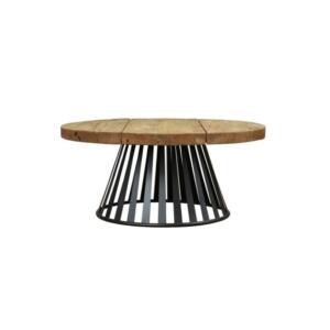 Industrie-large-round-coffee-table-wood-top
