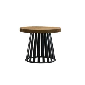 Industrie-small-round-coffee-table-wood-top