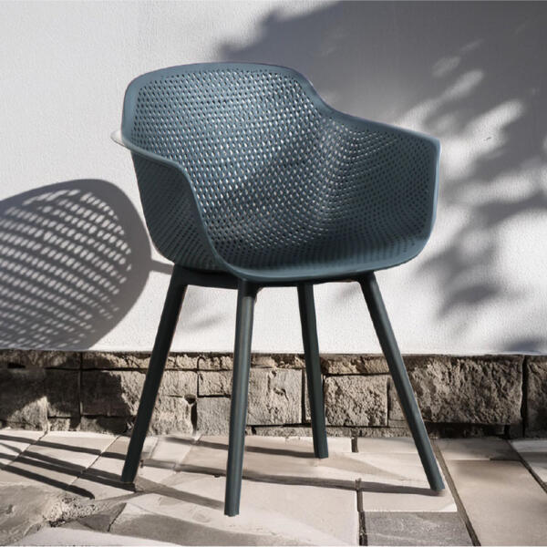 Lilac Black Outdoor Dining Chair