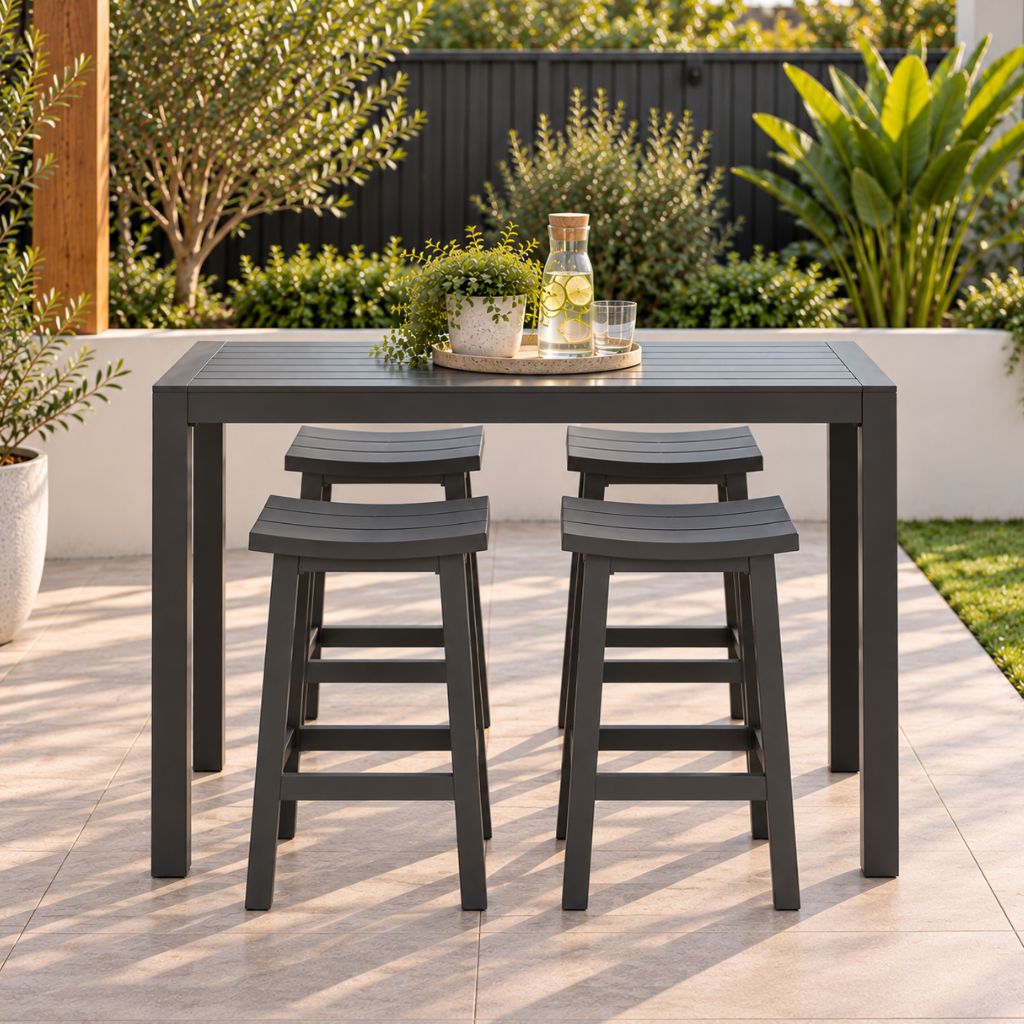 Matzo 5pce Bar Setting Gunmetal 4