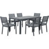 Matzo Dining White Gunmetal