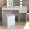 Diane Led Glass Desk 2