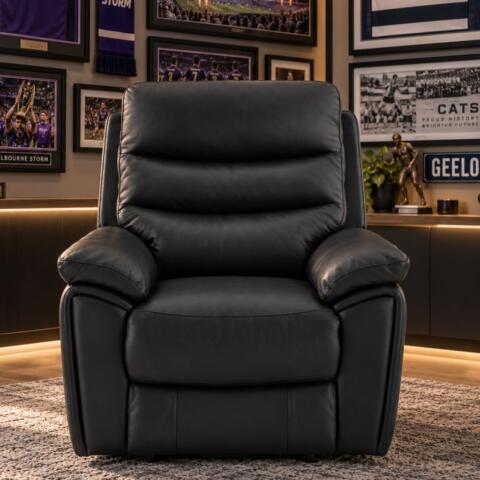 Derby Recliner Black
