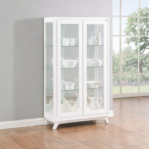 Mudgee Display Cabinet - White