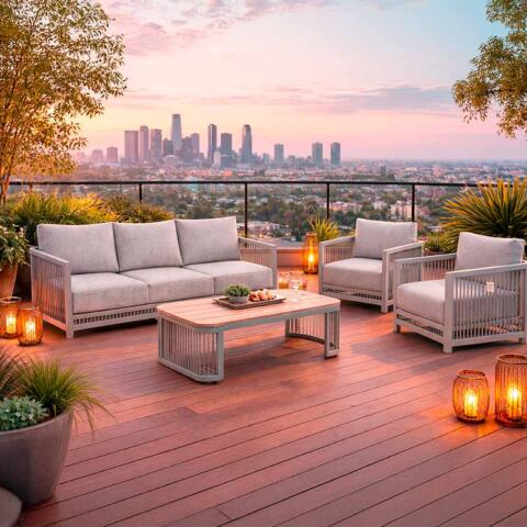 Chicago Outsoode 4pce Setting