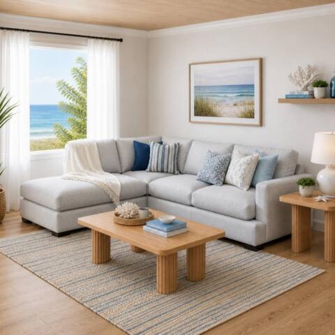 Harrison Lhf Chaise - Stone