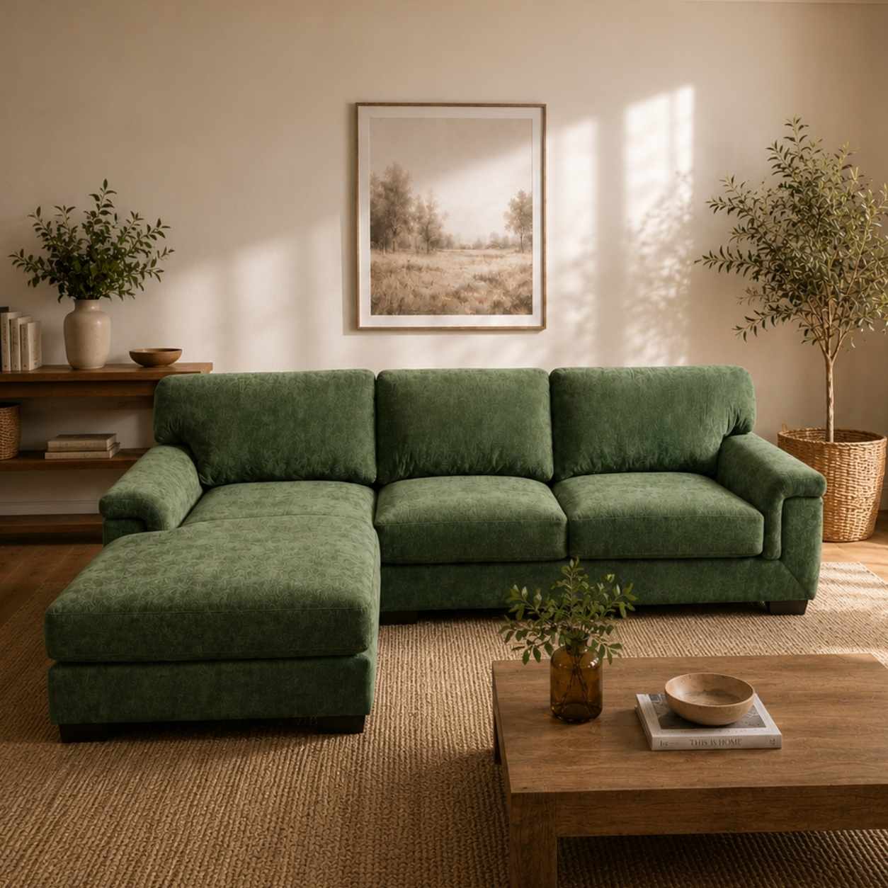 Idaho Lhf Chaise - Green