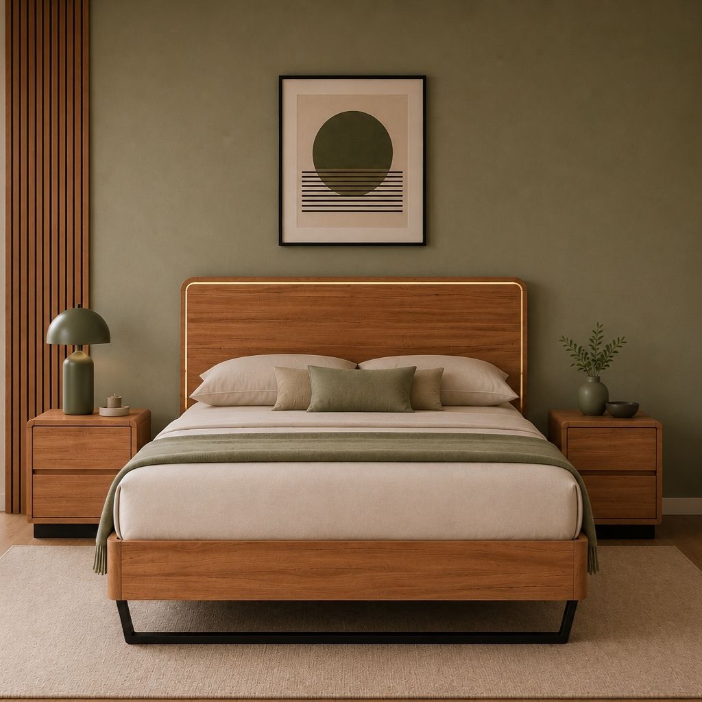 Empire Bed And Bedside