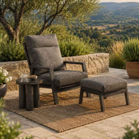 Ballina Chair & Footstool