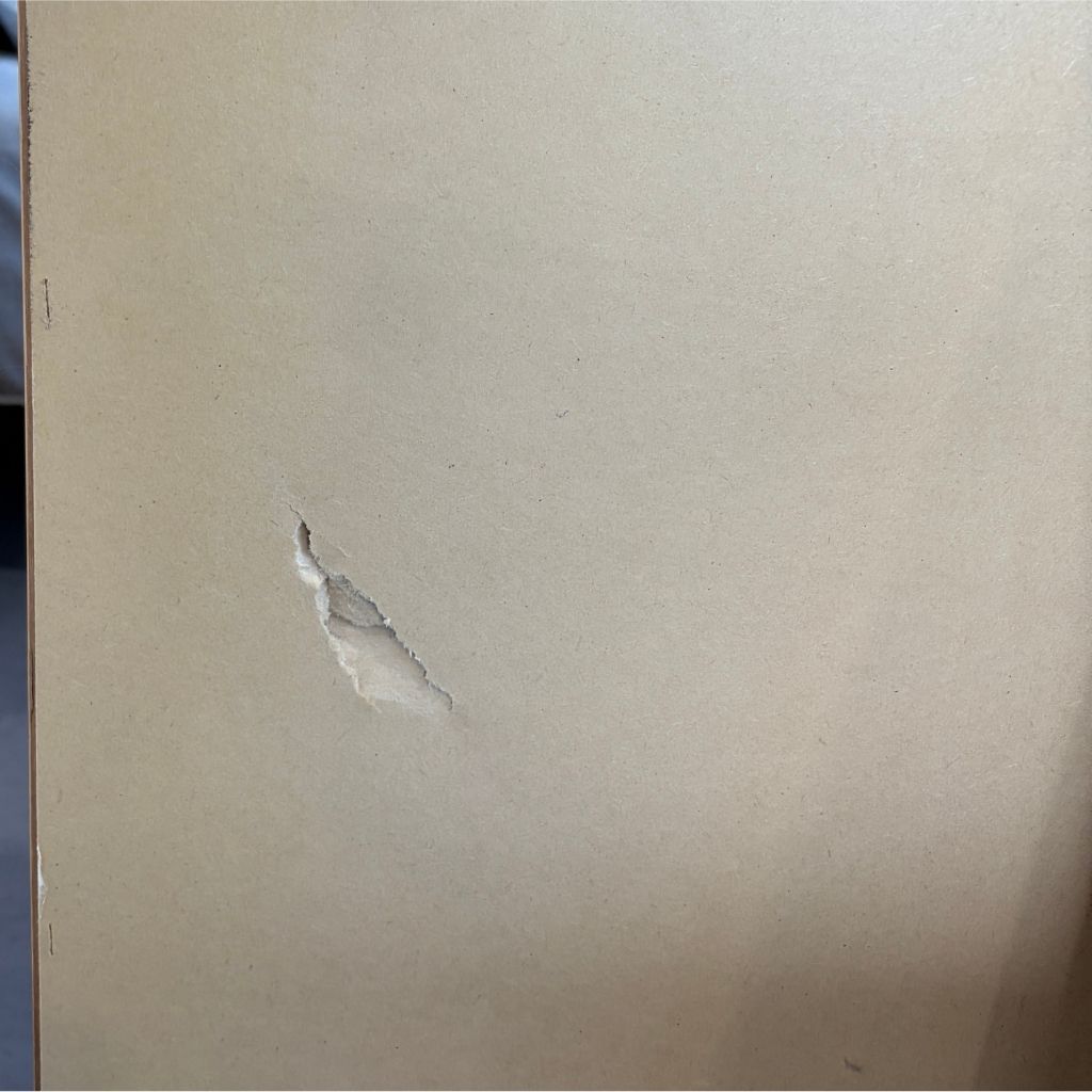Snowy Dresser - Damaged Back