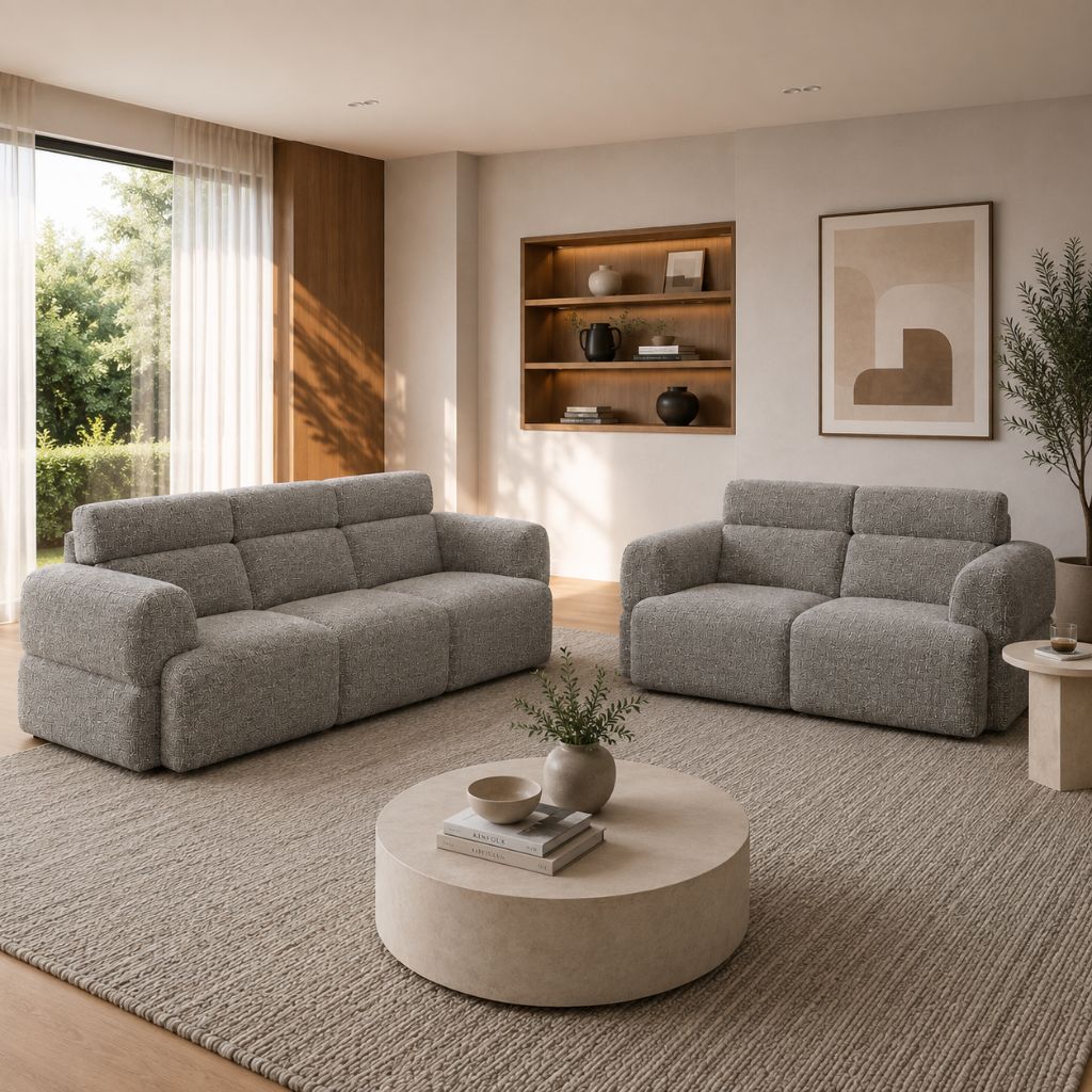 Harbor Sofa Set Graphite