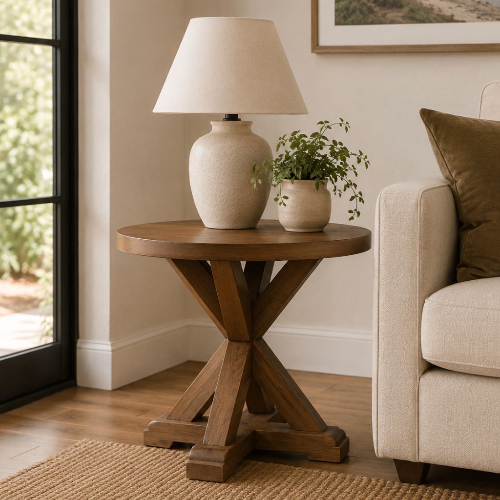Heritage Round End Table