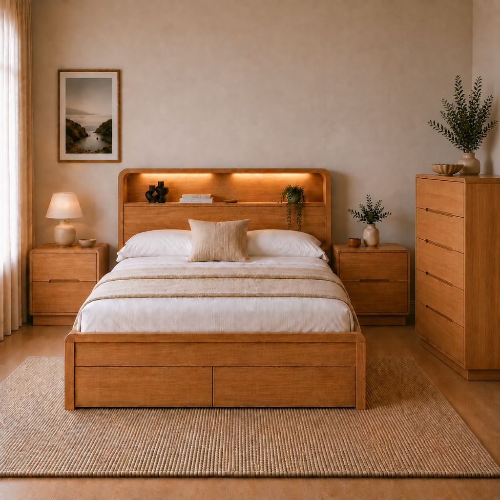 Jade Bedroom Suite Tallboy