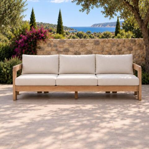 Capri Outdoor 3 Seater Sofa