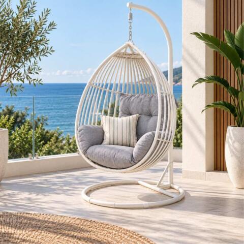 Koala Egg Chair - White