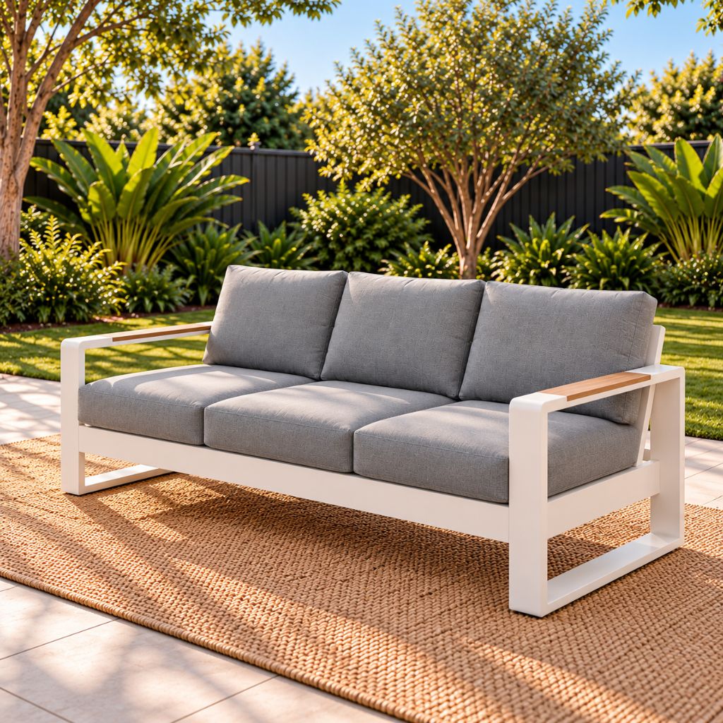Maderia 3seater White 2