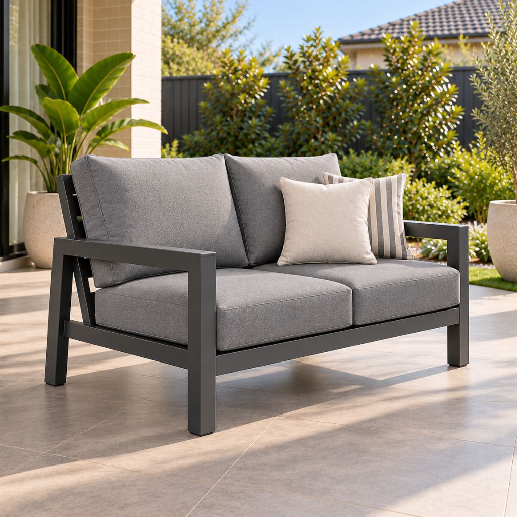 Matzo 2 Seater Gunmetal 3