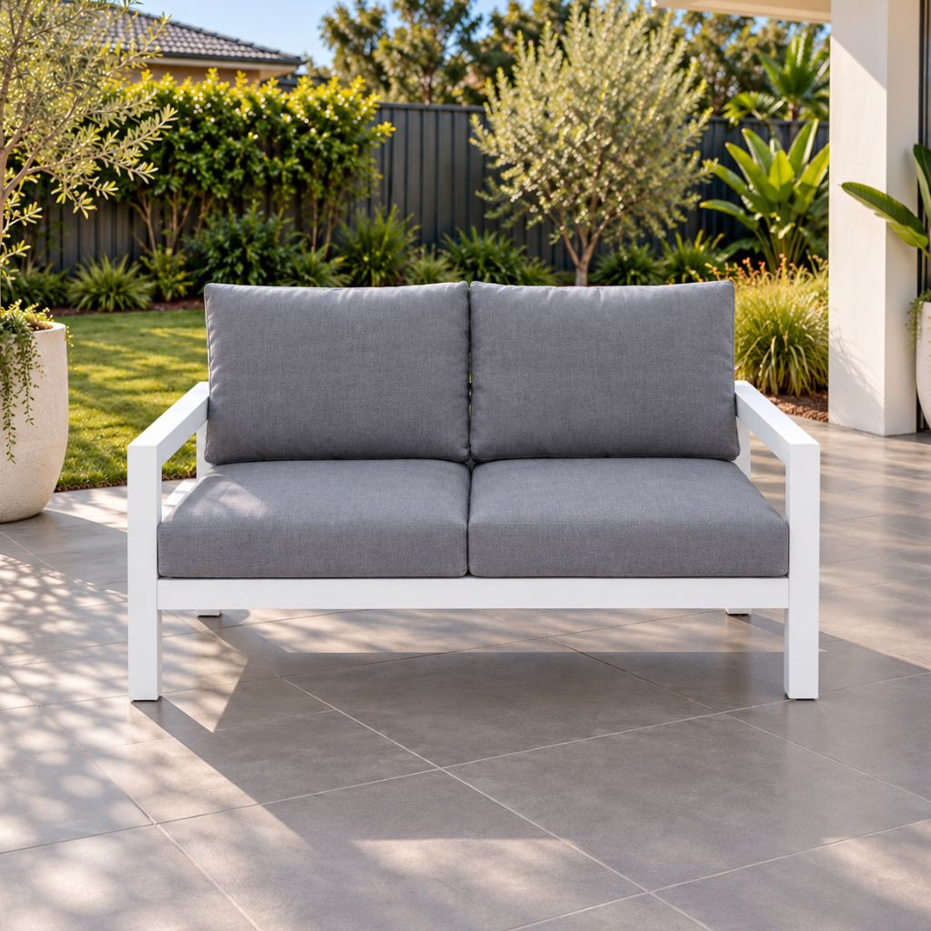 Matzo 2 Seater White