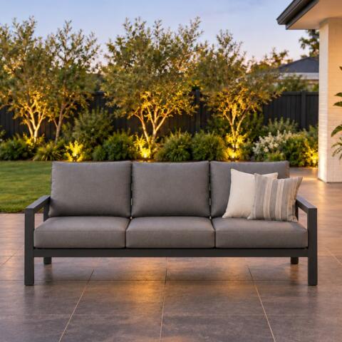 Matzo 3 Seater Gunmetal