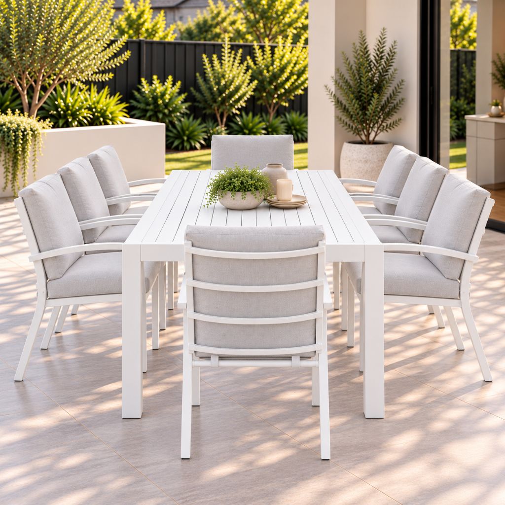 Matzo 9pce High Back White