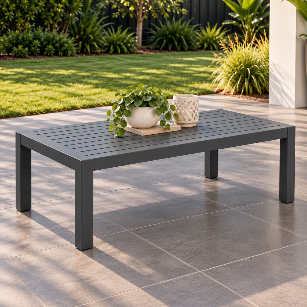 Matzo Coffee Table - Gunmetal