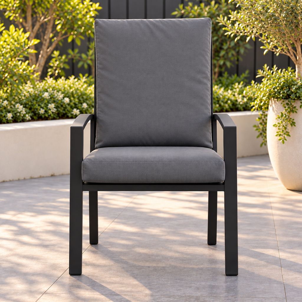 Matzo High Back Chair Gunmetal 2