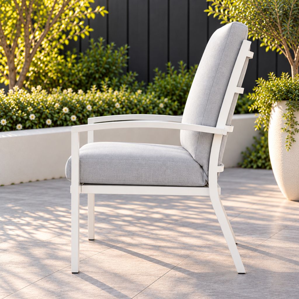 Matzo High Back Chair White 2
