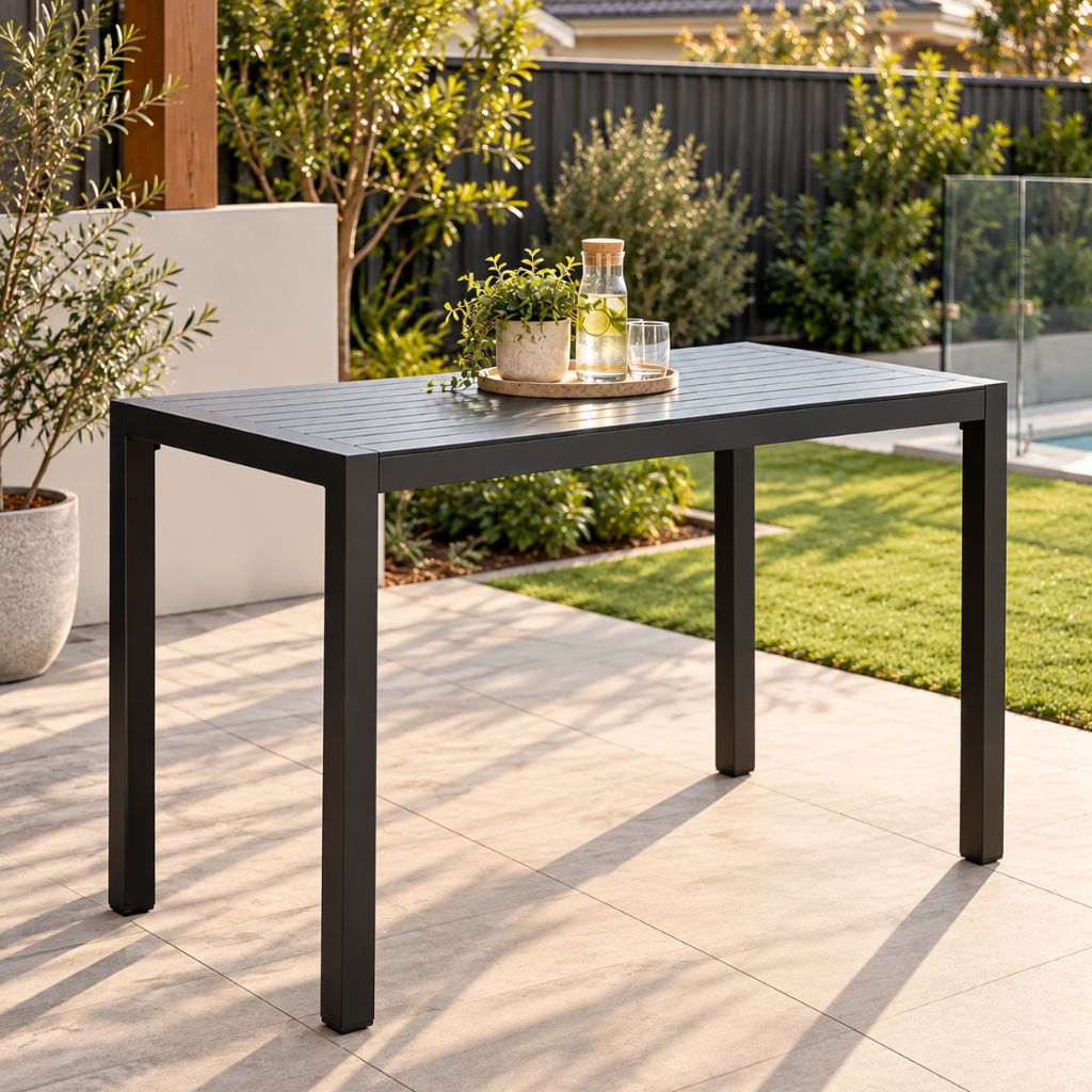 Matzo Bar Table Gunmetal