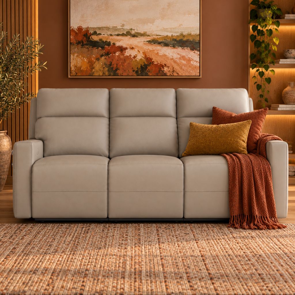 Ryan 3 Seater Leather 2