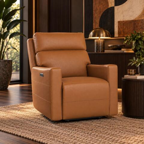 Ryan Recliner Leather