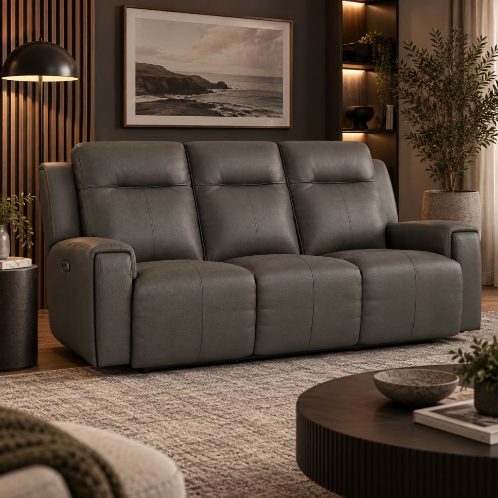 United 3 Seater - Prem Leather
