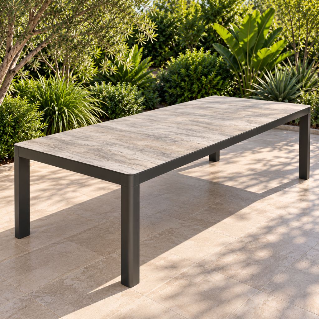 Memphis 2200 Fixed Table Charcoal 2