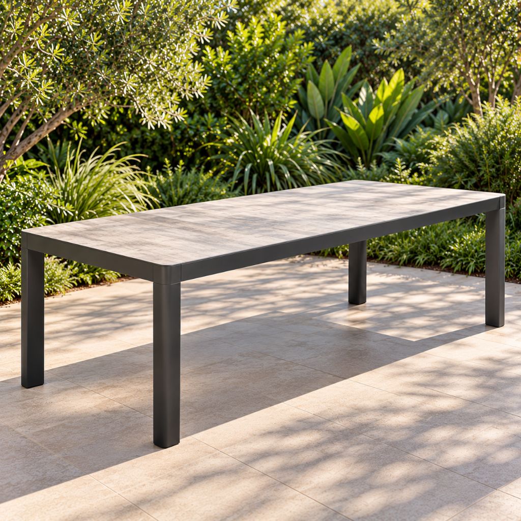 Memphis 2200 Fixed Table Charcoal
